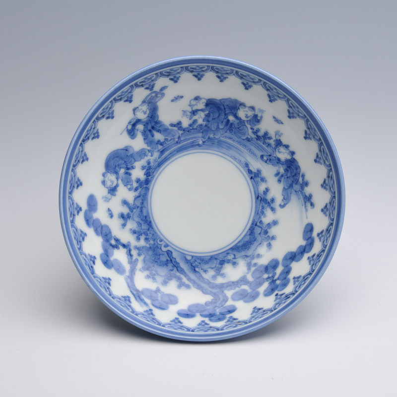 古平戸唐子大皿