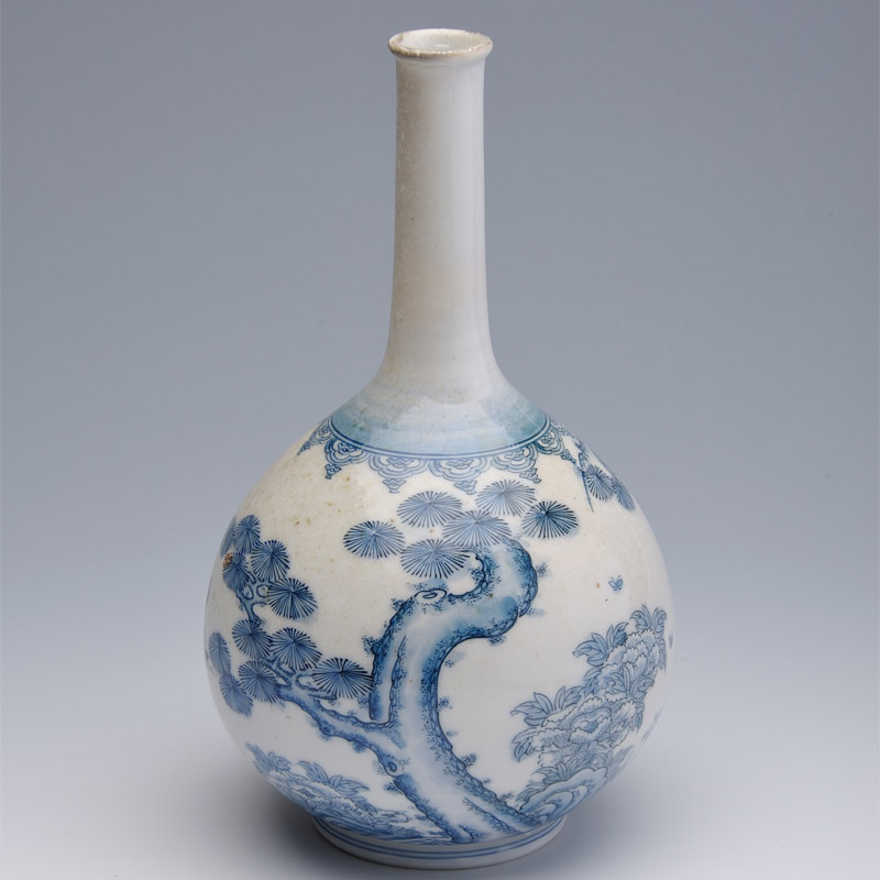 古平戸唐子花瓶